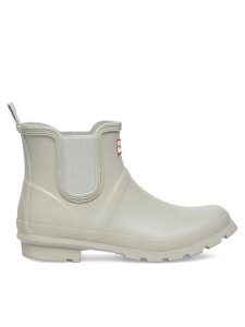 Hunter Kalosze HFW-001 Zielony. Zielone kalosze Hunter, bez wzorów, z kauczuku. Za 219,99 zł.