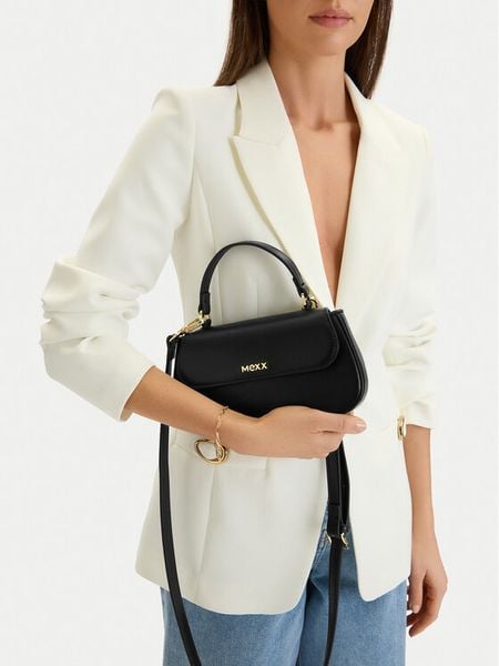 MEXX Torebka CEO-MEXX-K-001-09 Czarny. Czarne torebki klasyczne Mexx, bez wzorów, z materiału, bez dodatków. Za 149,99 zł.