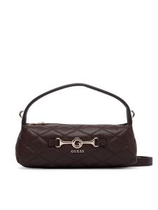 Guess Torebka Frances Mini HWQG22 41720 Brązowy. Brązowe torebki klasyczne Guess, z aplikacjami, ze skóry, bez dodatków. Za 494,99 zł.