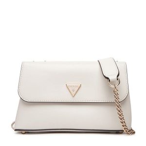 Torebka Guess. Białe torebki klasyczne Guess, z aplikacjami, bez dodatków. Za 399,99 zł.