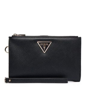 Portfel Guess. Czarne portfele Guess, z aplikacjami. Za 289,99 zł.