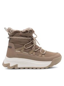 Go Soft Śniegowce VS22W019-1 Beżowy. Brązowe buty zimowe Go Soft, z materiału, bez obcasa, bez zapięcia. Za 199,99 zł.