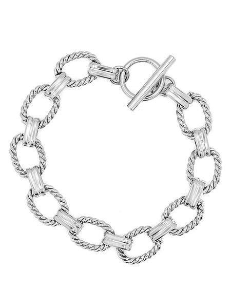 MOODE Bransoletka "Galatee" rozmiar: onesize. Szare bransoletki MOODE, ze stali. Za 39,99 zł.