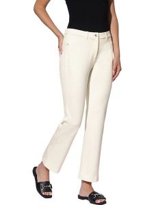 Heine Spodnie chino w kolorze kremowym rozmiar: 42. Brązowe chinosy Heine, bez wzorów. Za 87,61 zł.