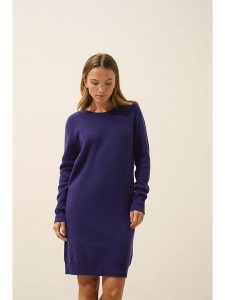 Just Cashmere Kaszmirowa sukienka "Aureline" w kolorze fioletowym rozmiar: S. Różowe sukienki Just Cashmere, na co dzień, s, bez wzorów, z kaszmiru, bez kołnierzyka, bez ramiączek, midi, proste. Za 462,29 zł.