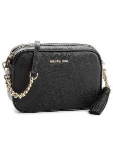MICHAEL Michael Kors Torebka Crossbodies 32F7GGNM8L Czarny. Czarne torebki klasyczne MICHAEL Michael Kors, bez wzorów, ze skóry, bez dodatków. Za 669,99 zł.
