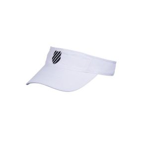 Czapka damska K-Swiss visor. Białe czapki K-SWISS, bez wzorów. Za 96,00 zł.