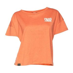 Damska koszulka w stylu crop top Snap Climbing. Białe topy SNAP CLIMBING, xs, bez wzorów, z bawełny, sportowe, bez kołnierzyka, bez ramiączek. Za 109,90 zł.
