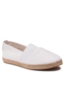 Jenny Fairy Espadryle WS21181-03 Biały. Białe espadryle Jenny Fairy, bez wzorów, z materiału, bez obcasa. Za 89,99 zł.