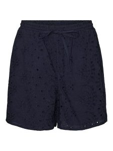 Vero Moda Szorty "Hay" w kolorze granatowym rozmiar: XS. Niebieskie szorty Vero Moda, bez wzorów, z bawełny. Za 43,88 zł.