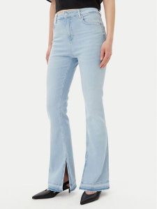 BOSS Jeansy Rosa 50539642 Niebieski Bootcut Fit. Niebieskie jeansy Boss, bez wzorów, z bawełny. Za 279,99 zł.