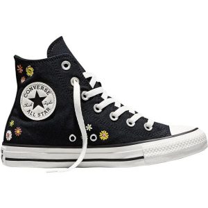 Buty sportowe Converse Chuck Taylor All Star. Czarne trampki Converse, bez wzorów, bez zapięcia. Za 590,00 zł.