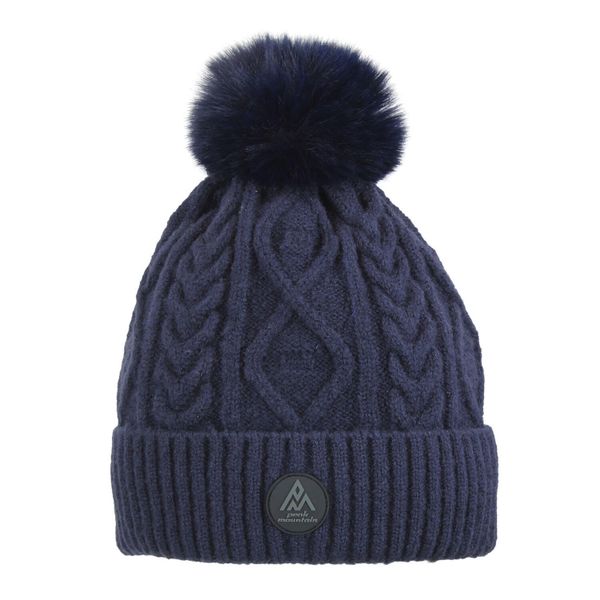 Czapka Peak Mountain Montchat. Niebieskie czapki Peak Mountain, bez wzorów, sportowe. Za 70,00 zł.