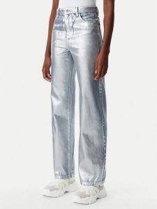 Patrizia Pepe Jeansy 8P0487/D095-S709 Niebieski Regular Fit. Niebieskie jeansy Patrizia Pepe, bez wzorów, z bawełny. Za 639,00 zł.