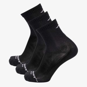 Skarpetki do biegania Swedemount Bamboo Running Socks 3-pack szybkoschnące. Czarne skarpetki SWEDEMOUNT, bez wzorów, z tkaniny. W wyprzedaży za 53,99 zł.