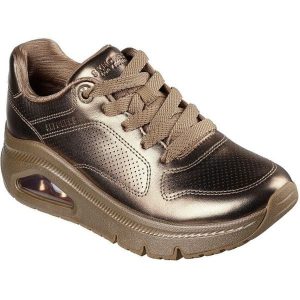 Adidasy Skechers Uno Icon - Lustrous Air, Kobiety. Brązowe buty sportowe Skechers, bez wzorów, z syntetyku, bez zapięcia. Za 490,00 zł.