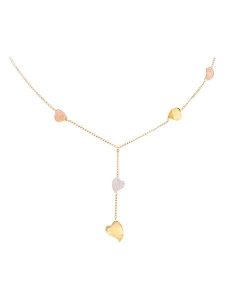 Diamant Exquis Złoty naszyjnik z elementami ozdobnymi - dł. 42 cm rozmiar: onesize. Szare naszyjniki Diamant Exquis, złote. Za 1 508,36 zł.