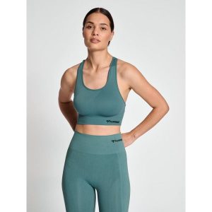 Stanik fitness cardio Hummel hmltif. Niebieskie biustonosze Hummel, bez wzorów. Za 161,00 zł.