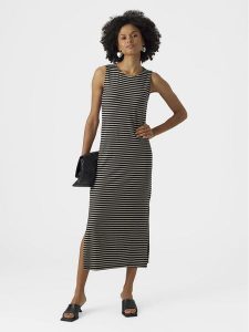 Vero Moda Sukienka letnia Fiona 10290338 Czarny Loose Fit. Czarne kombinezony Vero Moda, na lato, l, bez wzorów, z wiskozy, bez kołnierzyka, bez ramiączek. Za 179,99 zł.