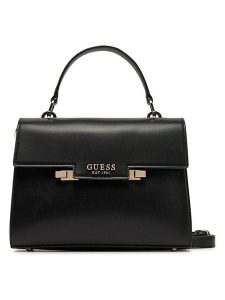 Guess Torebka w kolorze czarnym - 27 x 20 x 10 cm rozmiar: onesize. Czarne torebki klasyczne Guess, z aplikacjami, z materiału, przez ramię, bez dodatków. Za 550,36 zł.