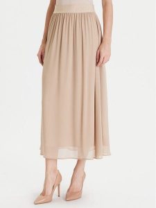 JOOP! Spódnica trapezowa 58 253S58Sumi 30047649 Beżowy Regular Fit. Brązowe spódnice JOOP!, s, bez wzorów, z wiskozy. Za 479,99 zł.