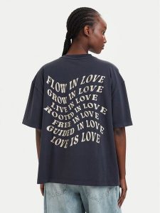 BOSS T-Shirt Eboys 50566831 Granatowy Relaxed Fit. Niebieskie t-shirty Boss, m, bez wzorów, z bawełny, bez kołnierzyka, bez ramiączek. Za 254,99 zł.