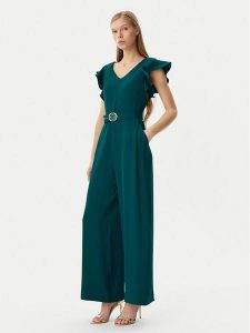Rinascimento Kombinezon CFC0122556003 Zielony Regular Fit. Zielone kombinezony Rinascimento, xs, bez wzorów, z syntetyku, bez kołnierzyka, bez ramiączek. Za 389,99 zł.