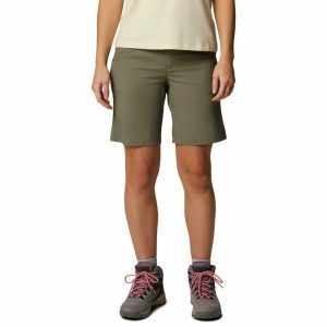 Spodenki szorty damskie Columbia Leslie Falls Long Short II. Zielone szorty Columbia, bez wzorów, sportowe. Za 184,99 zł.