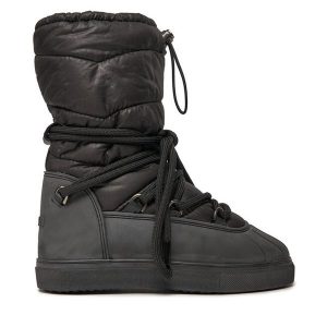 Śniegowce Inuikii. Czarne buty zimowe Inuikii, bez obcasa, bez zapięcia. Za 929,99 zł.