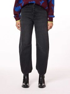 Scotch & Soda Dżinsy - Boyfriend fit - w kolorze antracytowym rozmiar: W31. Czarne jeansy Scotch & Soda, bez wzorów, z podwyższonym stanem. Za 171,28 zł.