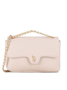 U.S. Polo Assn. Torebka BIUXT8386WVP Różowy. Czerwone torebki klasyczne U.S. Polo Assn., bez wzorów, z tworzywa sztucznego, bez dodatków. Za 229,99 zł.