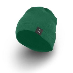 Czapka zimowa polarowa PROS SPORT model 780. Zielone czapki PROS, bez wzorów, z polaru, sportowe. Za 44,99 zł.