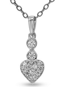 Vittoria Jewels Złota zawieszka z diamentami rozmiar: onesize. Szare zawieszki Vittoria Jewels, z diamentem, srebrne. Za 761,99 zł.