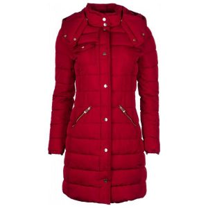 Desigual Płaszcz Damski Inga 38 Czerwony. Płaszcze marki Desigual. W wyprzedaży za 654,00 zł.