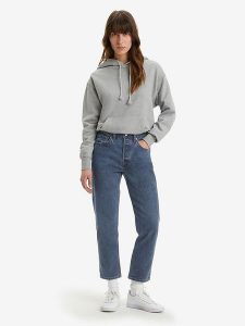 Levi´s Dżinsy - Regular fit - w kolorze granatowym rozmiar: W25/L28. Niebieskie jeansy z aplikacjami, z podwyższonym stanem. Za 213,69 zł.