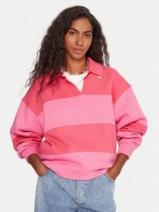 Roxy Bluza Cross Your Mind ERJFT05015 Różowy Boxy Fit. Czerwone bluzy Roxy, s, bez wzorów, z syntetyku, bez kaptura. Za 319,99 zł.