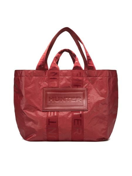 Hunter Torebka C-HTR-K-014-06 Bordowy. Czerwone shopper bag Hunter, bez wzorów, z syntetyku, bez dodatków. Za 174,99 zł.