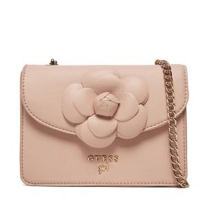 Torebka Guess. Czerwone torebki klasyczne Guess, z aplikacjami, bez dodatków. Za 169,99 zł.