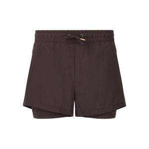 Szorty damskie Athlecia Timmie V2. Brązowe szorty Athlecia, bez wzorów, sportowe. Za 195,50 zł.