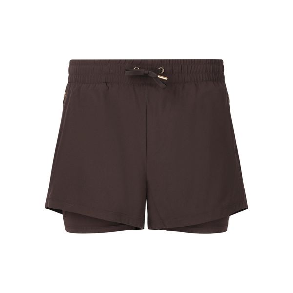 Szorty damskie Athlecia Timmie V2. Brązowe szorty Athlecia, bez wzorów, sportowe. Za 195,50 zł.