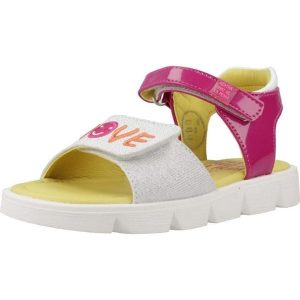 Sandały AGATHA RUIZ DE LA PRADA 242925A Rose. Czerwone sandały Agatha Ruiz de la Prada, bez wzorów, z syntetyku, bez obcasa, bez zapięcia. Za 161,31 zł.
