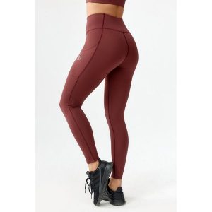 Getry damskie legginsy sportowe szybkoschnące fitness Rough Radical Hamptons. Brązowe legginsy ROUGH RADICAL, bez wzorów. W wyprzedaży za 144,41 zł.