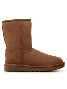 Ugg Śniegowce W Classic Short II 1016223 Brązowy. Brązowe buty zimowe Ugg, ze skóry, bez obcasa, bez zapięcia. Za 749,99 zł.