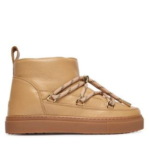 Śniegowce Inuikii. Brązowe buty zimowe Inuikii, bez obcasa, bez zapięcia. Za 889,00 zł.