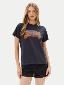 Wrangler T-Shirt Graphic 112362783 Czarny Regular Fit. Czarne t-shirty Wrangler, m, bez wzorów, z bawełny, bez kołnierzyka, bez ramiączek. Za 79,99 zł.