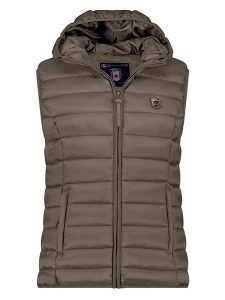 Canadian Peak Kamizelka pikowana "Vakitaleak" w kolorze khaki rozmiar: XL. Brązowe kamizelki Canadian Peak, xl, bez wzorów, bez kołnierzyka, bez ramiączek, bez kaptura. Za 141,52 zł.