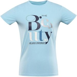 Koszulka Damska Nax Nerga 2XL - Miękki i Wygodny Bawełna. Fioletowe bluzki ZONE PERFECT, xl, bez wzorów, z bawełny, casualowe, bez kołnierzyka, bez ramiączek. Za 126,99 zł.
