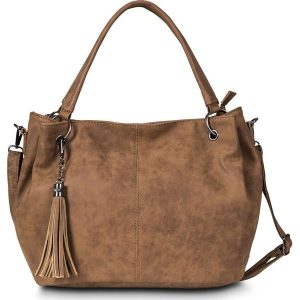 Torba shopper "casual", medium bonprix wielbłądzia wełna. Brązowe shopper bag marki bonprix, z wełny. Za 149,99 zł.