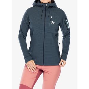 Kurtka softshell damska Hannah Arina Hoody. Niebieskie kurtki Hannah, bez wzorów, z softshellu, bez kaptura. Za 298,99 zł.
