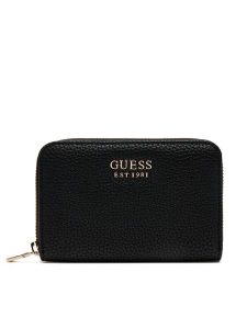 Guess Portfel SWPG96 48140 Czarny. Czarne portfele Guess, z aplikacjami, ze skóry. Za 139,99 zł.